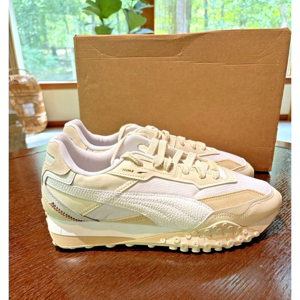 Puma Blacktop Rider White Alpine Snow Women’s Sneakers Size 11B New In Box